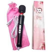 Massageador Vibrador Corporal Grande 9000 Rpm Varinha Mágica Bivolt Preto - MIMA S2