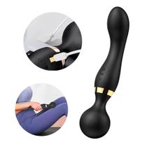 Massageador Vibrador Intimo Feminino Elétrico Portátil Ponta Dupla 2 Velocidades Intense