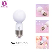 Massageador Vibrador Varinha Mágica Sweet Pop Recarregável