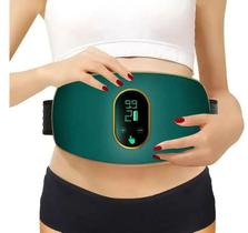 MASSAGEADOR VIBRATÓRIO ABDOMINAL PROFISSIONAL Massagem Modeladora em Casa 5 Áreas USB Portátil - Masager