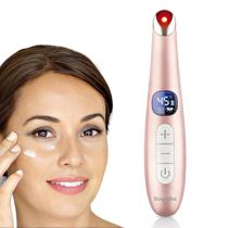 Massageador vibratório de olhos Eye Lift Wand Vowleike 3 em 1 em ouro rosa Massageador vibratório de olhos Eye Lift Wand Vowleike 3 em 1 em ouro rosa