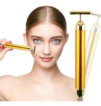 Massageador Vibratório Elétrico Anti Idade Botox Facial 24k