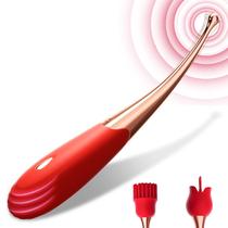 Massageador vibratório portátil 7 modos recarregável por USB
