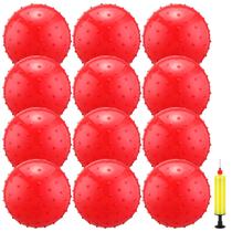 Massagem sensorial Knobby Balls Wettarn de 7 polegadas, estresse, 12 unidades