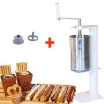 Masseira de Churros Profissional Branca Modelo Tubo - R2