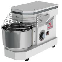 Masseira Espiral AES-03 BR Branca Braesi - Tacho Inox LED c/ 10 Vel Panificação Artesanal/Panetone