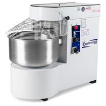 Masseira Espiral MES 40 NR12 Gastromaq - C/ 2 Velocidades Estrutura em Aço SAE 1020 Cuba Inox 304 Produz até 40 Kg de Massa - G.Paniz