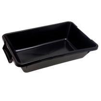 Masseira Plástica Para Cimento 20 Litros Preta