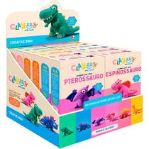 Massinha Air Clay Clayeez Creative - Dino - 38G - Unidade Massinha Air Clay Clayeez Creative - Dino - 38G - Unidade