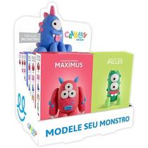 Massinha Air Clay Clayeez Creative - Monstro - 38G - Unidade Massinha Air Clay Clayeez Creative - Monstro - 38G - Unidade