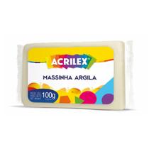 Massinha Argila Acrilex 100gr Cor Natural