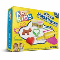 Massinha Art Kids - Kit de Massinhas Com 11 Peças - Acrilex
