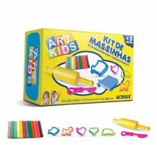 Massinha Art Kids - Kit de Massinhas Com 8 Peças - Acrilex