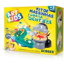 Massinha Art Kids - Kit de Massinhas de Modelar Gorila Dentista Acrilex - 7891153094076