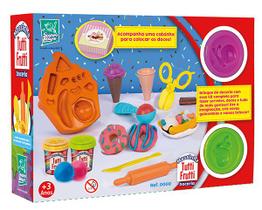 Massinha Com Cheiro De Tutti Frutti Para Criar Doceria - Super Toys