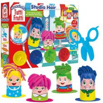 Massinha Cortes De Cabelo Maluco Tutti Frutti Studio Hair - Super Toys - Supertoys