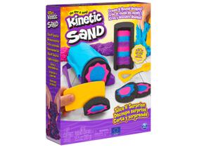 Massinha de Areia Kinetic Sand Fatia Surpresa - Sunny Brinquedos com Acessórios