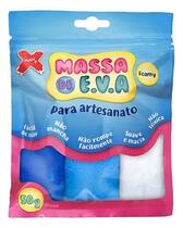Massinha De Eva Modelar Tons De Azul 50g Make Massinha De Eva Modelar Tons De Azul 50g Make