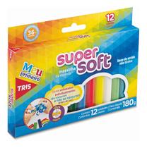 Massinha De Modelar 12 Cores Super Soft Tris