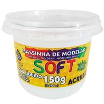 Massinha de Modelar 150g Vermelha Soft Acrilex