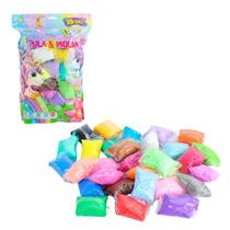 Massinha de Modelar 30 Peças Pula Molda Unicórnio - Tudo em Caixa Massinha de Modelar 30 Peças Pula Molda Unicórnio - Tudo em Caixa