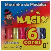 Massinha de Modelar 6 cores 90 gr - kazan