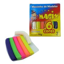 Massinha de Modelar 6 cores Magix