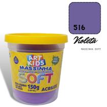 Massinha de Modelar Acrilex Soft 150g Violeta
