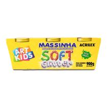 Massinha de Modelar Acrilex Soft Glitter 150g 6 Cores Massinha de Modelar Acrilex Soft Glitter 150g 6 Cores