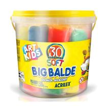 Massinha De Modelar Big Balde 1,5kg 30 massas - Acrilex Massinha De Modelar Big Balde 1,5kg 30 massas - Acrilex