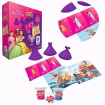 Massinha de Modelar c/ Livro Princesas Disney Mundo Mágico Massinha de Modelar c/ Livro Princesas Disney Mundo Mágico