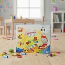 Massinha De Modelar Churrasqueira Completa 4 Potes Pica Pau