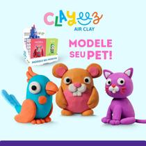 Massinha de Modelar Clayeez Air Clay Monte Seu Pet - Zé