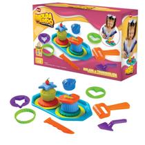 Massinha De Modelar Confeitos Divertidos 11 Peças Dismat Mk434 Massinha De Modelar Confeitos Divertidos 11 Peças Dismat Mk434