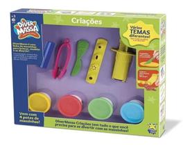 Massinha De Modelar Criações Com 4 Potes