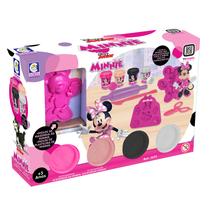 Massinha De Modelar Da Minnie Mouse Brinquedo Sensorial Para Meninas Disney Original Com Acessórios E Moldes - Cotiplás