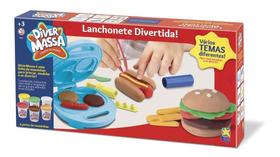 Massinha De Modelar - Diver Massa Lanchonete Divertida - Divertoys