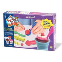 Massinha de Modelar - Diver Massa - Sundae - Divertoys Massinha de Modelar - Diver Massa - Sundae - Divertoys