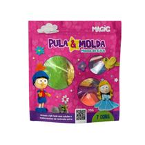 Massinha de modelar EVA 7 cores 70g pula e molda - princesas Massinha de modelar EVA 7 cores 70g pula e molda - princesas