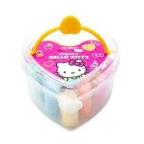 Massinha de Modelar Hello Kitty Leo&Leo Maletinha Coração com 7 cores 175g