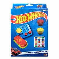 Massinha De Modelar Hot Wheels Oficina Fun F0138-0 Massinha De Modelar Hot Wheels Oficina Fun F0138-0