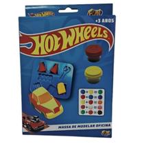 Massinha de Modelar Hot Wheels Oficina Fun F0138-0 Massinha de Modelar Hot Wheels Oficina Fun F0138-0