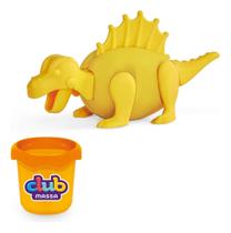 Massinha De Modelar Infantil Mini Kit Molde Monta Dinossauro