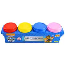 Massinha De Modelar Patrulha Canina Conjunto 4 Potes Sunny