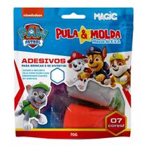 Massinha De Modelar Patrulha Canina Pula E Molda Com Adesivos Azul Para Meninos Massinha De Modelar Patrulha Canina Pula E Molda Com Adesivos Azul Para Meninos