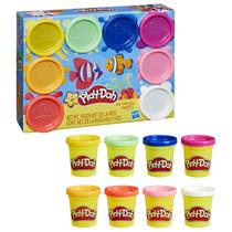 Massinha de modelar play-doh com 8 potes sortido - hasbro e5062/e5044