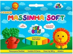 Massinha De Modelar Soft 180g c/12 Cores - UTIGUTI