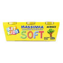 Massinha de Modelar Soft Art Kids 3 Potes