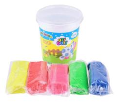Massinha de Modelar Soft Utiguti Pote 05 Cores - 500g