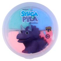 Massinha de Modelar Stiica e Pula Dinossauro Doce Brinquedo Massinha de Modelar Stiica e Pula Dinossauro Doce Brinquedo
